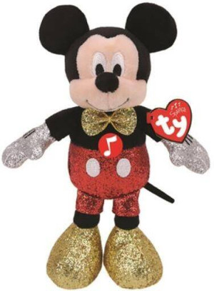 Beanie Babies Mickey and Minnie. Myszka Miki. 20 cm