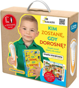 Kim zostanę gdy dorosnę? Książka interaktywna z piórem Kakadu