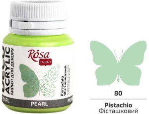 Farba akrylowa perłowa pistachio 80 20ml