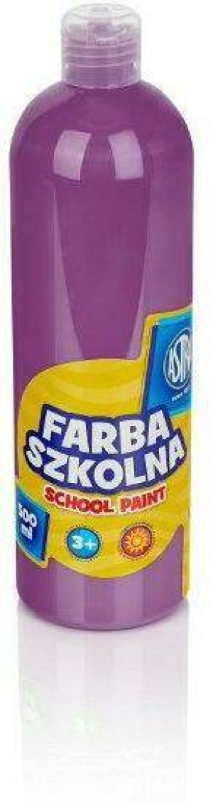 Farba szkolna śliwkowa 500ml ASTRA