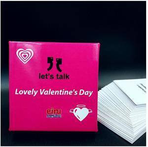 Karty konwersacyjne mini. Lovely Valentine's Day