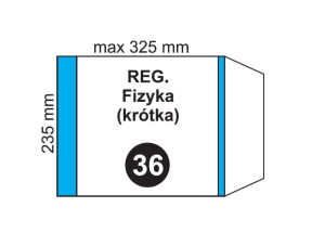 Okładka na podr regulowana NR 36