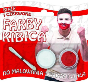 Farby do twarzy. Kolory kibica. Euro 2024