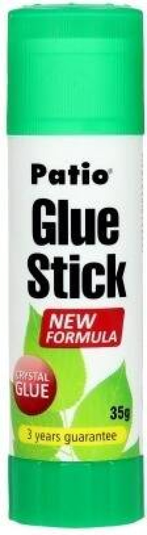 Patio. Klej w sztyfcie Crystal Gel 35g, 12 sztuk