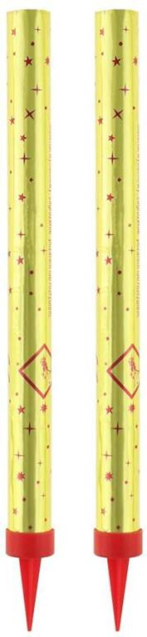 Fontanny tortowe party 18 cm. Zestaw 2 sztuki