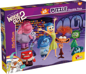 Puzzle 48el dwustronne W głowie się nie mieści 109791 LISCIANI