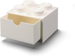 LEGO(R) pojemnik klocek z szufladą na czwórka biały