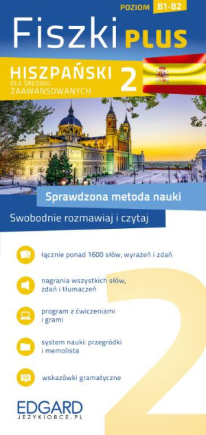 Hiszpański Fiszki Plus dla śred. zaaw. 2