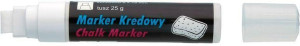 Marker kredowy 15x8 mm biały TOMA