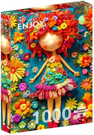 Puzzle 1000 Kolorowa lalka