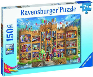 Puzzle 150. Widok na zamek rycerski XXL