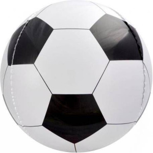 Balon foliowy Piłka biało-czarna 40.5cm