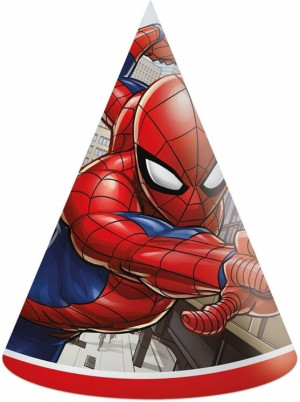 Czapeczki papierowe Spiderman Crime Fighter