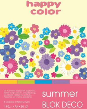 Blok A4/20K. Deco Summer