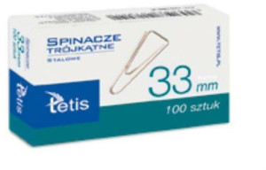 Spinacze trójkątne 33mm