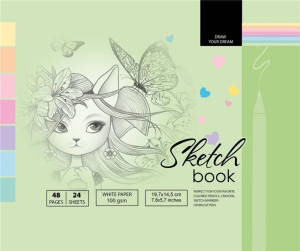 Sketchbook. Szkicownik 48 kartek. 197 x 145 mm