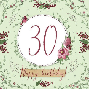 Karnet Swarovski. Urodziny 30