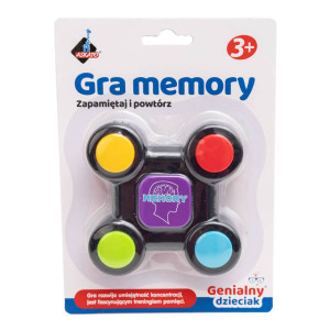 Gra memory. Zapamiętaj i powtórz. Genialny dzieciak