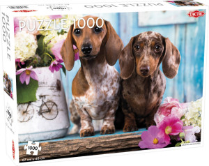Puzzle 1000. Dashing Dachshunds