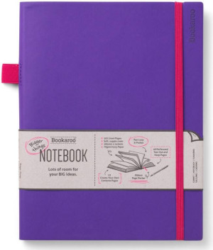 Notatnik. Bookaroo. Journal duży. Fioletowy