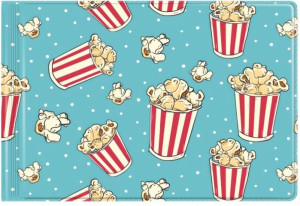 Okładka na dokumenty ucznia małe popcorn