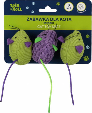 Zabawka dla Kota Myszki 3szt