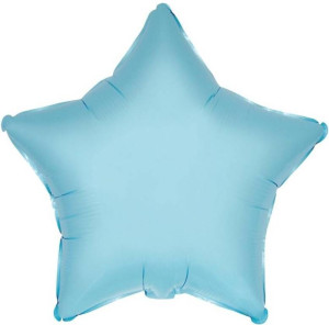 Balon foliowy Gwiazda niebieska 45cm