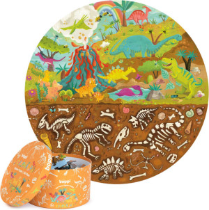 Puzzle okrągłe 150. Dinozaury