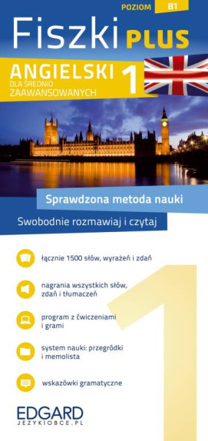 Fiszki plus. Angielski dla średnio zaawansowanych, część 1