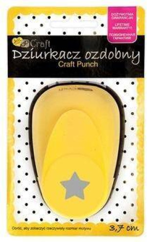 Dziurkacz ozdobny 3,7cm. Gwiazda