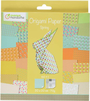 Papier origami 20x20cm. Spring
