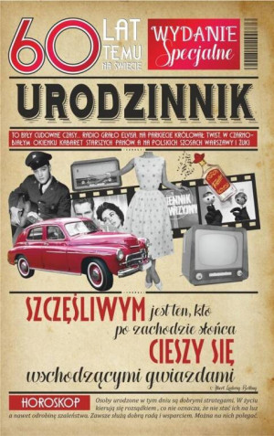Kartka okolicznościowa. Urodziny 60