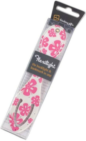 Flexilight Pink Flowers - Lampka do książki - Kwiaty różowe