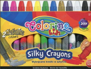 Kredki świecowe żelowe Colorino Kids 12 kolory