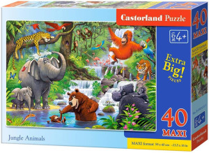 Puzzle 40 maxi Jungle Animals CASTORLAND