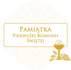Pamiątka Pierwszej Komunii Świętej B5