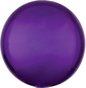 Balon foliowy kula fioletowa 38cm (niepakowany)