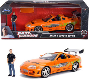 Jada F&F Toyota Supra 1:24 + figurka
