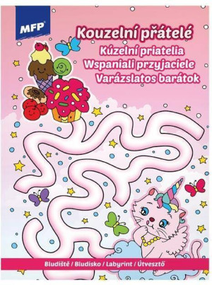 Kolorowanka - labirynt. Wspaniali przyjaciele