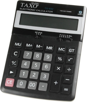 Kalkulator Taxo 12- pozycyjny TG-932 czarny
