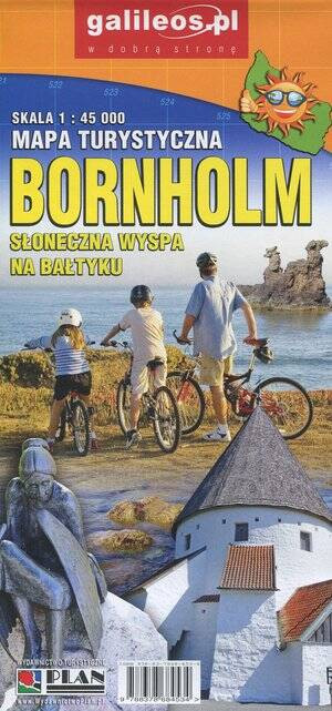 Mapa turystyczna. Bornholm 1:45 000