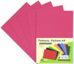 Tektura falista A4. Ciemnoróżowa