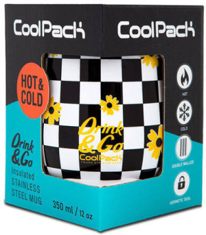 Kubek termiczny 355ml Coolpack Coffee Mug Chess Flow