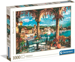 Puzzle 1000 HQ Balcony view of Lake Como