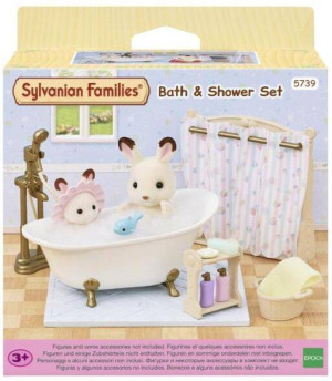 Sylvanian Families. Łazienka zestaw z wanną i prysznicem 5739