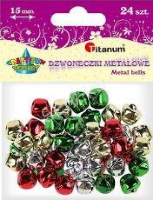 Dodatek dekoracyjny Craft-fun dzwoneczki dekoracyjne 1,5 mix DIYXM040 (M044)