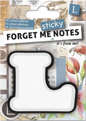 Notes. Kartki samoprzylepne litera L