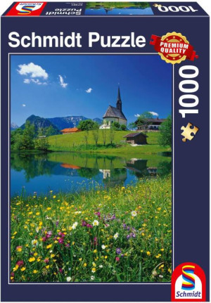 Schmidt Spiele. Puzzle 1000. Inzell, Bawaria, Niemcy