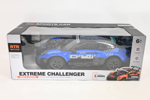 Auto zdalnie sterowane niebieskie 1:8