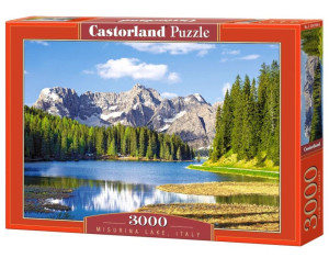 Puzzle 3000. Jezioro Misurina. Włochy
